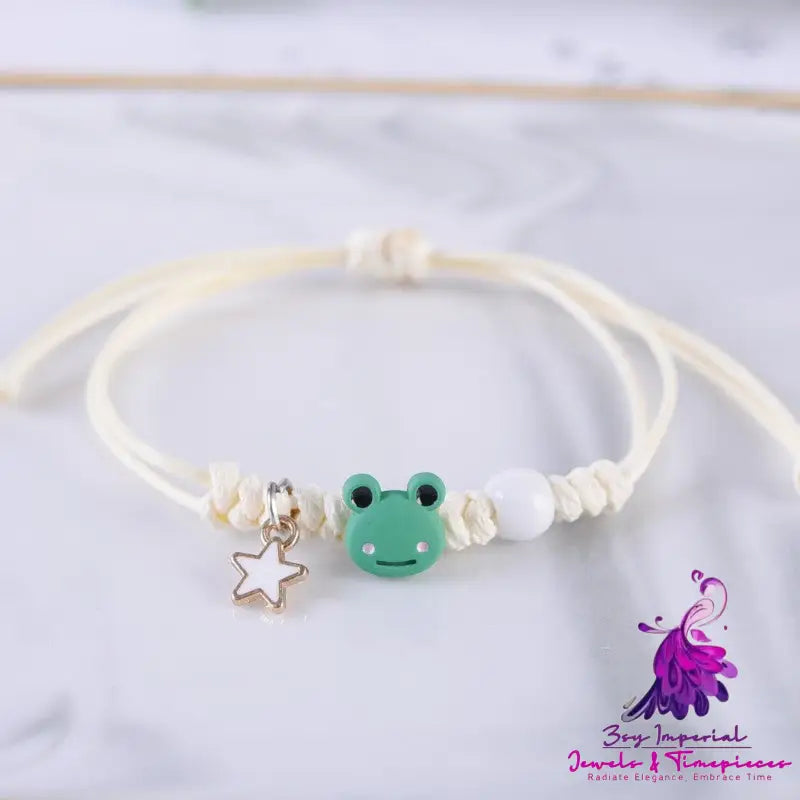 Cute Frog Simple Bracelet