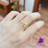 Cute Frosted Simple Versatile Ring