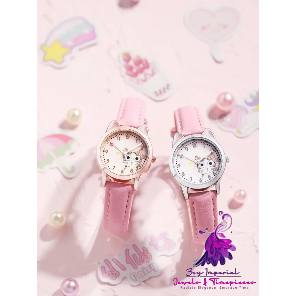 Cute Girl’s Waterproof Watch