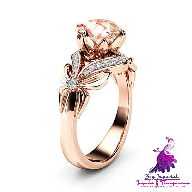 Micro Diamond Bow Ring