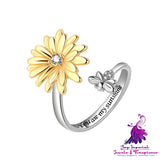 Spinning Sunflower Ring