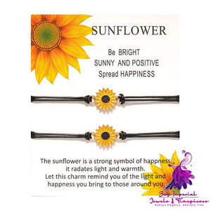 Sunflower Daisy Friendship Bracelet