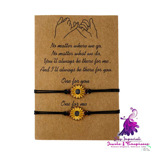 Sunflower Daisy Friendship Bracelet