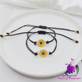 Sunflower Daisy Friendship Bracelet