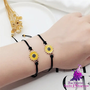 Sunflower Daisy Friendship Bracelet