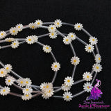 Natural Shell Daisy Loose Beads