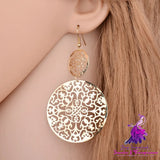 Gold-Filled Round Dangle Earrings