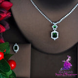 Dark Green Jewelry Set