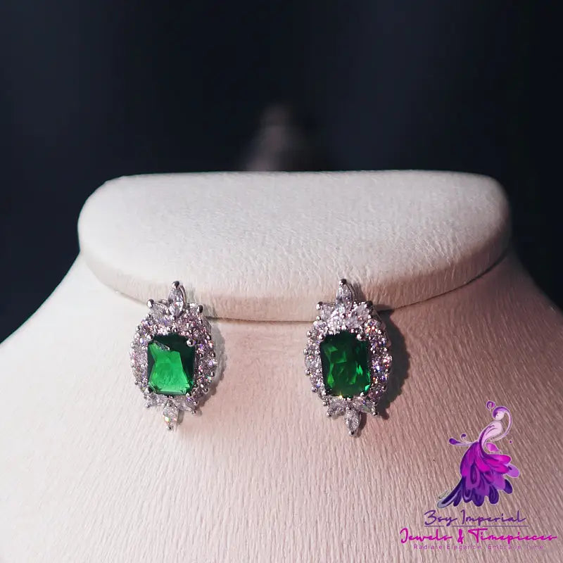 Dark Green Jewelry Set