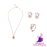 Dazzling Gemstone Jewelry Set