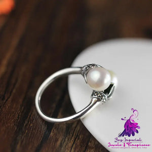 Freshwater Pearl Silver Ring