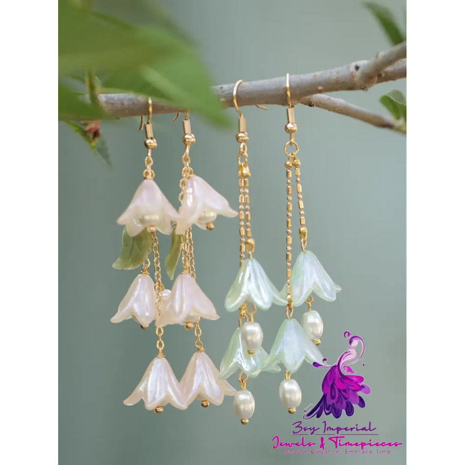 Delicate Lily Of The Valley Earrings