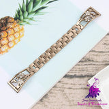 Plum Set Diamond Detachable Watch Strap