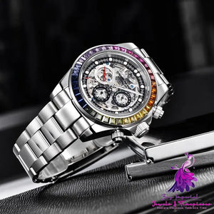 Transparent Dial Men’s Mechanical Watch