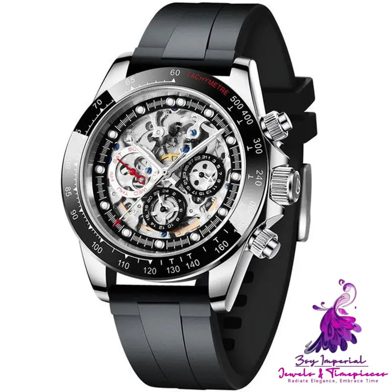 Transparent Dial Men’s Mechanical Watch