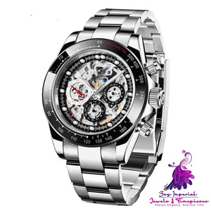 Transparent Dial Men’s Mechanical Watch