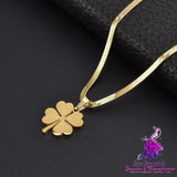 Diamond Love Clover Necklace