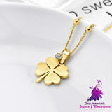 Diamond Love Clover Necklace