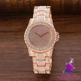 Sky Star Diamond Alloy Steel Band Watch