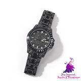 Diamond Butterfly Double Button Quartz Watch