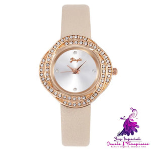 Diamond Dial Women’s Quartz Watch