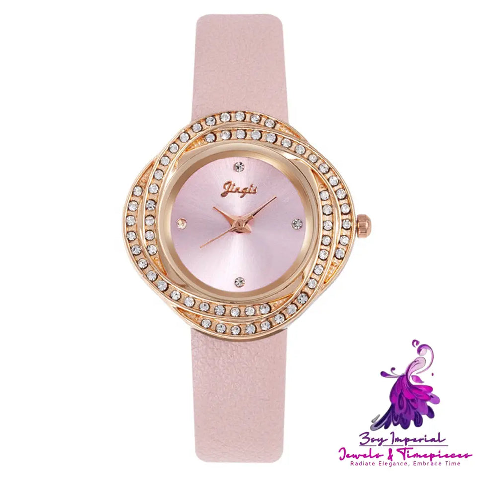 Diamond Dial Women’s Quartz Watch