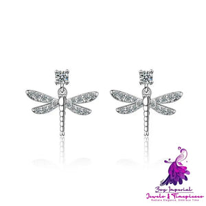 Dragonfly Diamond Earrings