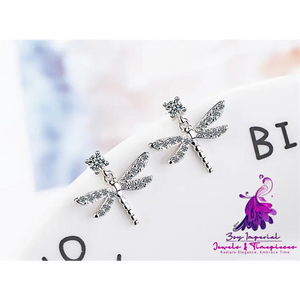 Dragonfly Diamond Earrings