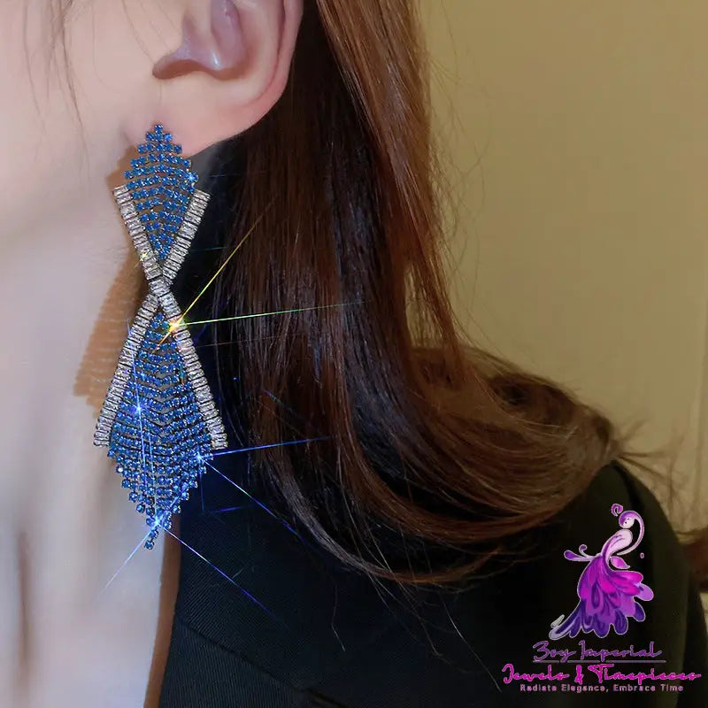 Geometric Long Tassel Earrings