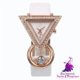 Triangle Dial Diamond Women’s Watch