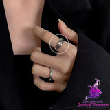 Pearl Zircon Diamond Love Ring