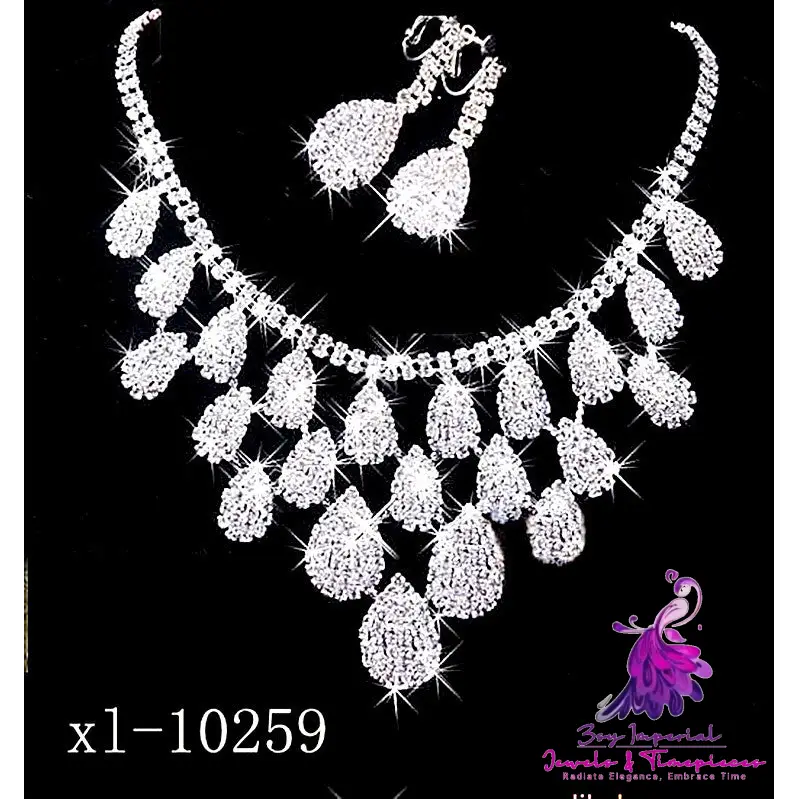 Gorgeous Diamond Evening Jewelry Set