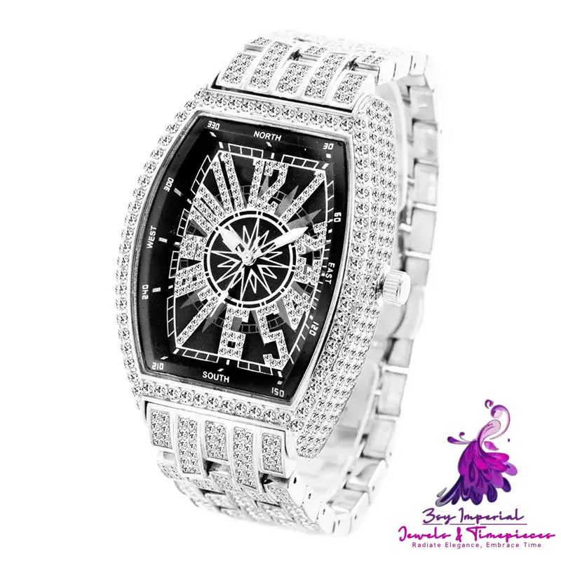 Diamond Barrel Digital Men’s Watch