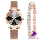 Starry Sky Square Diamond Ladies Watch