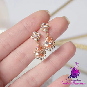 Diamond Gold Stud Earrings