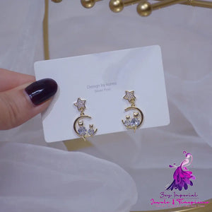 Diamond Gold Stud Earrings