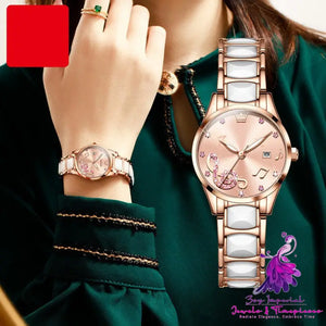 Diamond Inlaid Fashion Women’s Quartz Watch