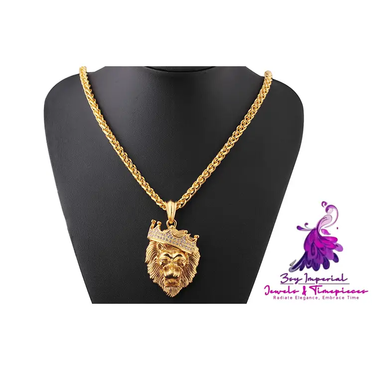 Diamond Lion Luminous Pendant