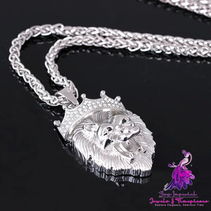 Diamond Lion Luminous Pendant