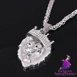 Diamond Lion Luminous Pendant