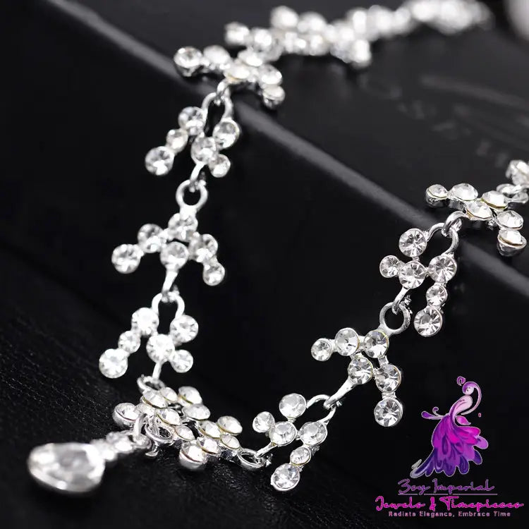 Drop Diamond Bridal Jewelry Set