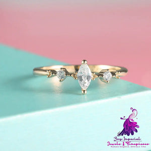 Horse Eye Diamond Ring