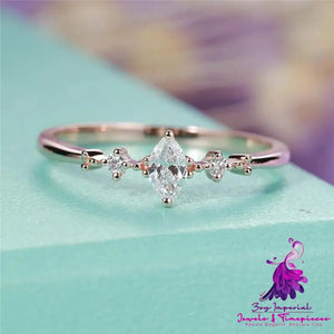 Horse Eye Diamond Ring