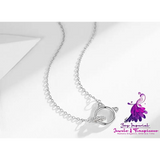 Cute Kitten Diamond Ring Necklace