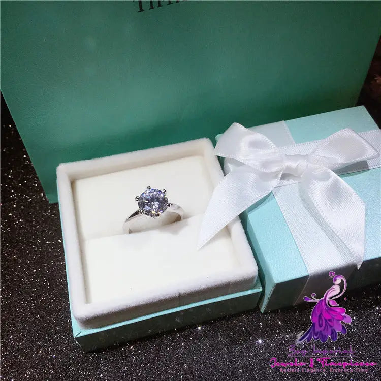 Solitaire Diamond Engagement Ring