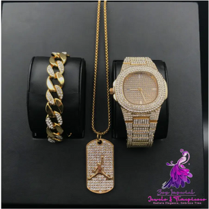 Luxury Brand Diamond Men’s Watch