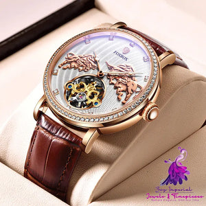 Diamond Set Commemorative Waterproof Watch