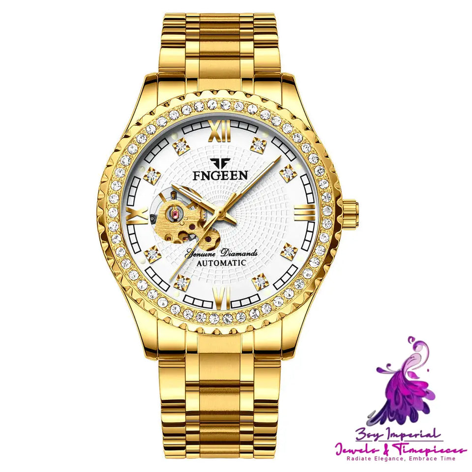 Diamond Mechanical Fashion Watch