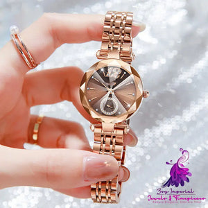 Multi-pronged Gradient Diamond Watch