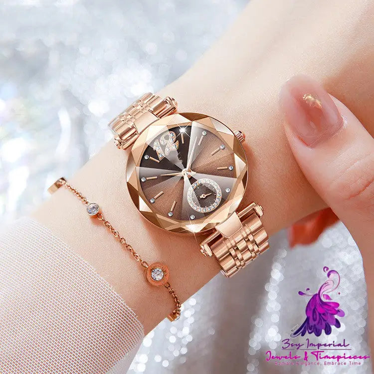 Multi-pronged Gradient Diamond Watch